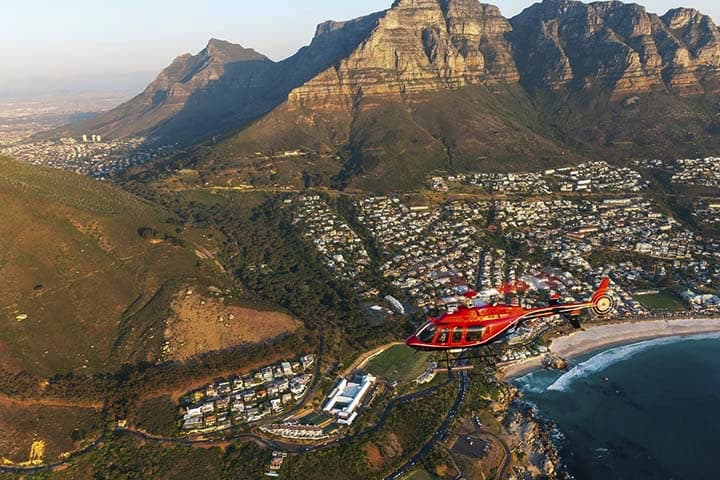 Südafrika Rundreise Helikopter